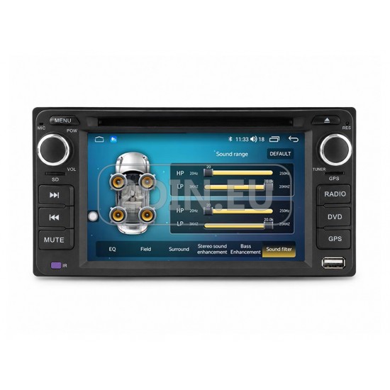 TOYOTA - МУЛТИМЕДИЯ / Навигация android 16 CPU:8-CORE RAM:4GB DVD + DSP + CARPLAY + ANDROID AUTO